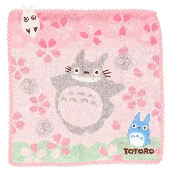 STUDIO GHIBLI - Totoro Cherry Blossoms Mini Towel - Figurine